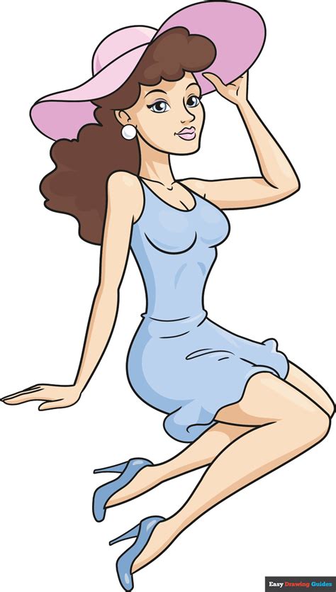 Cartoon Pin Up Girl