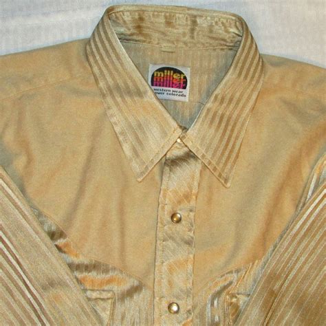 Miller Western Wear Shirts Vintage Miller Pearl Snap Western Shirt