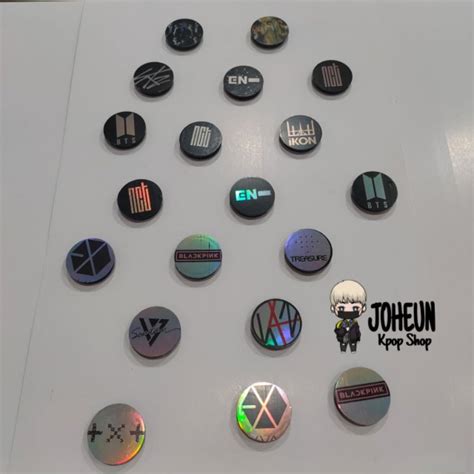 Jual READY STOCK Popsocket Griptock Hologram Kpop Logo BTS EXO NCT