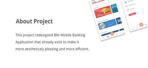 Bni Mobile Banking Redesign Mobile App Ui Behance