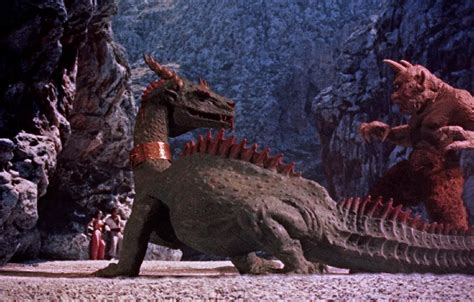 Wallpaper Dragon, Battle, USA, Fantasy, Cyclops, 1958, Columbia ...