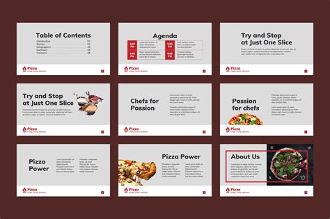 Pizza Restaurant PowerPoint Presentation Template By Amber Graphics