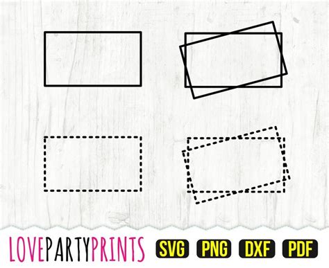 Frames Bundle SVG DXF PNG Pdf Square Frame Svg Rectangle Frame Svg