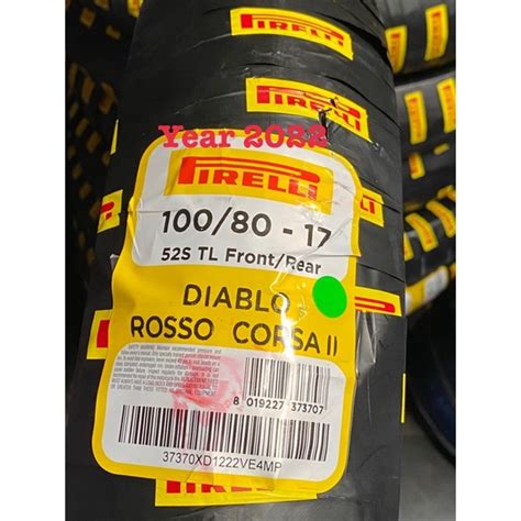 Pirelli Diablo Rosso Corsa 2 Ii 52s Tyre 10080 17 52s Tl Year 2022