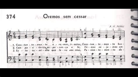 CCB HINÁRIO 04 HINO 374 OREMOS SEM CESSAR by MESSIAS ULLMANN