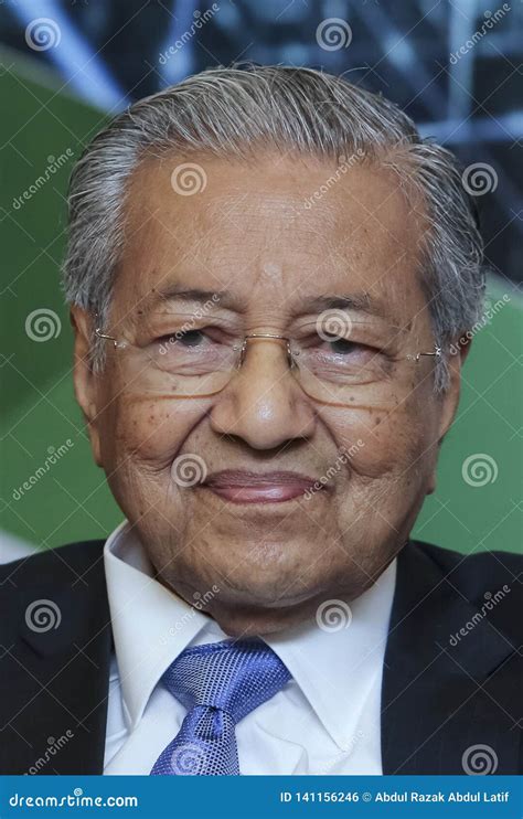 Malaysia Prime Minister Mahathir Mohamad Editorial Photo Image Of