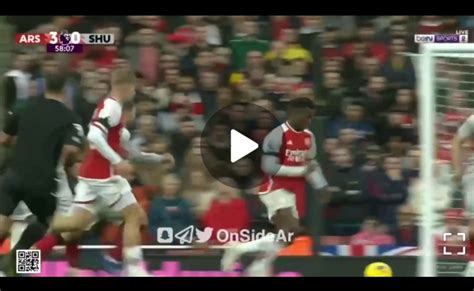 Video Goal: Arsenal Vs Sheffield 3:0