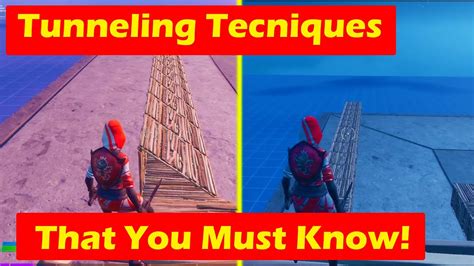 Tunneling Techniques That You Must Know Fortnite Battle Royale Youtube