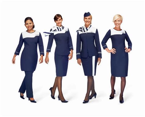 World Stewardess Crews Finnair New Flight Attendant Uniform