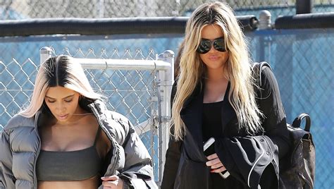 Pregnant Khloe Kardashian Joins Her Sisters On The Baseball Field