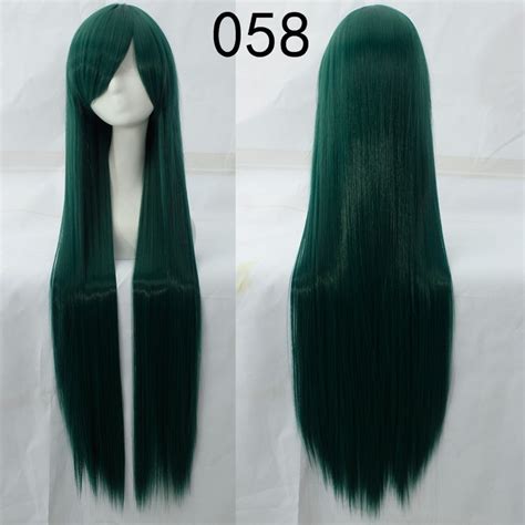 Jual 099 DARK Wig Base 100 Cm Lurus Wanita Cosplay Rambut Palsu Daily