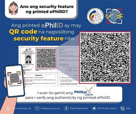 Philsys National Id Qr Code Security Feature