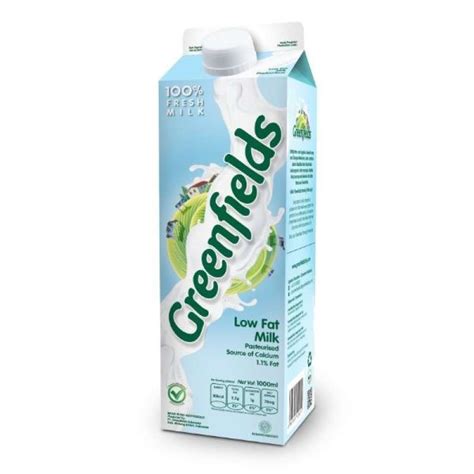 Jual Susu Segar Greenfields Ml Fresh Milk Low Fat Liter Di