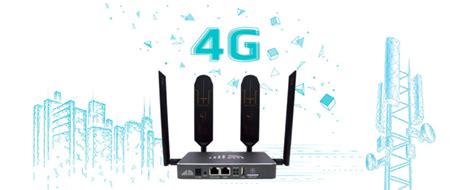 Cellular 4G Router Indoor CAT4 LTE Modem with SIM Card Slot