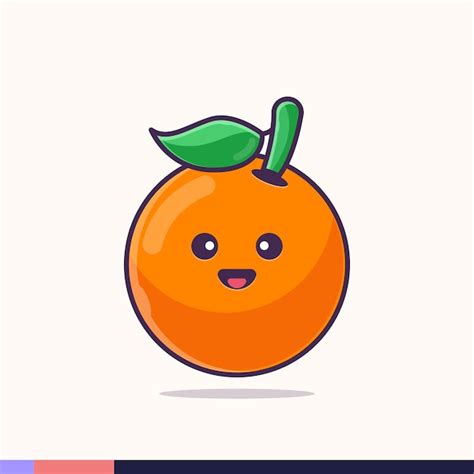 Premium Vector Cute Cartoon Orange