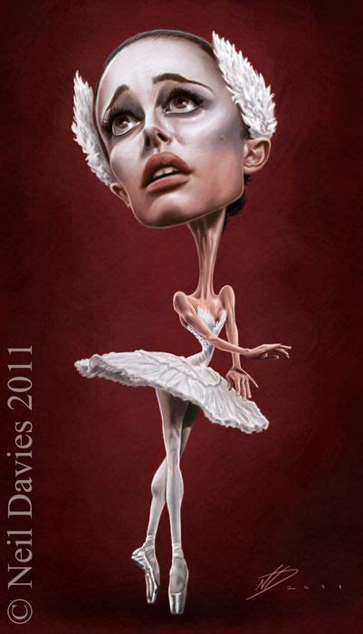 Natalie Portman Caricature Neil Davies Has A Wonderful Talent In