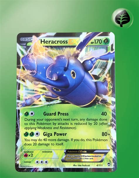 Heracross EX 4 111 Furious Fists TCG Coleccionistas