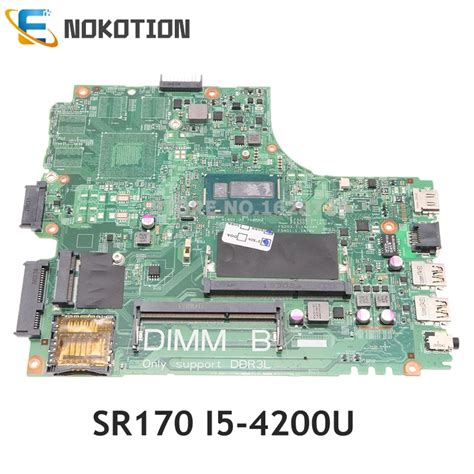 Nokotion Placa Mãe Para Laptop Dell Inspiron 5437 3437 Sr170placa Mãe Para Notebook Aliexpress