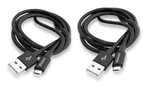 Verbatim Micro Usb Sync Charge Cable Cm Black Pack Microusb