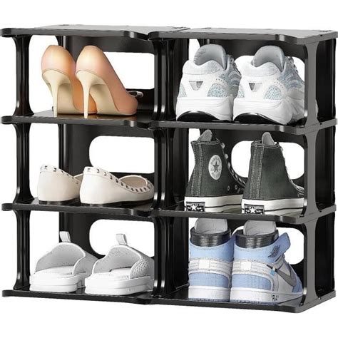 Etagere Chaussure Range Chaussures Empilable Meuble Chaussure En