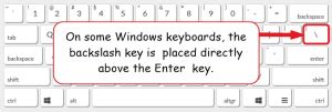 How to Type Backslash Symbol on Keyboard - How to Type Anything