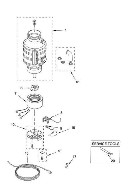 Garbage Disposal Parts Diagram