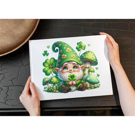 Watercolor Saint Patricks Gnomes Clipart Png Festive Gnomes Clipart