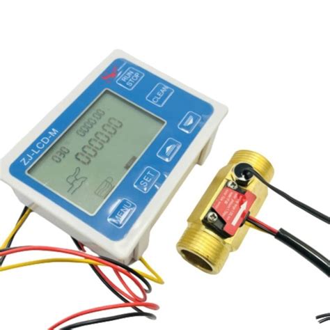 Jual Water Flow Control Lcd Display Zj Lcd M Meter Tester With Flow