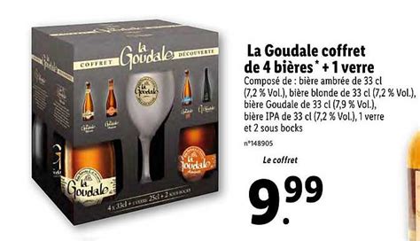 Promo La Goudale Coffret De Bi Res Verre Chez Lidl Icatalogue Fr