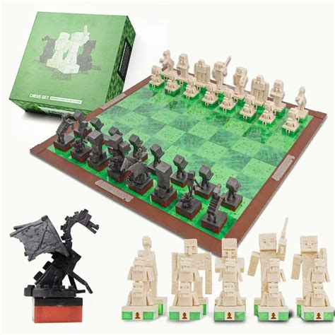 Шахматы Minecraft Chess Set / Майнкрафт купить на OZON по низкой цене ...