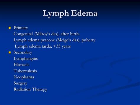 Lymph System Disease Maruli T Simanjuntak Md Fiha Dept Cardiology