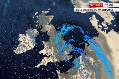 Storm Antoni Brings Danger To Life Warning As Britain Braces Itself