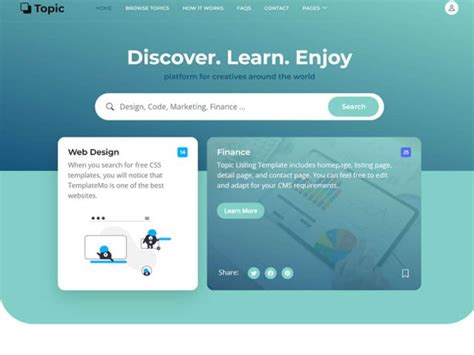 37 Educational Website Templates Free Download HTML with CSS