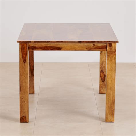 Buy Refurbished Adana Sheesham Wood Seater Dining Table Brown