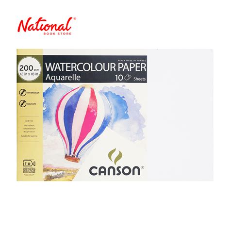 Canson Watercolor Pad A Sheets Art Supplies