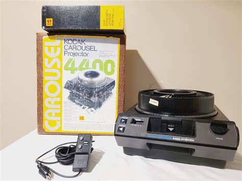 Kodak Carousel 4400 Slide Filmstrip Projector Tested Fully Functional