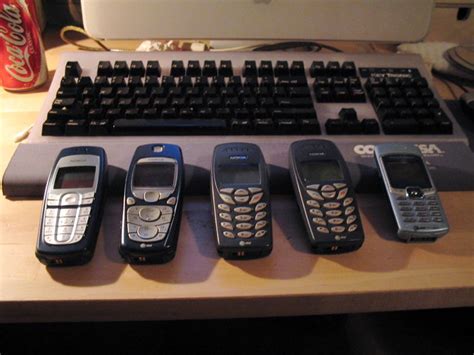 Mobile Phones | Nokia 6010 and 3595 (GSM), two 1260s (TDMA),… | Flickr