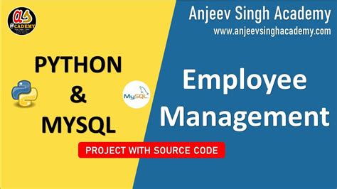 Employee Management System Project Python And Mysql Project For Class 12 Ip And Computer