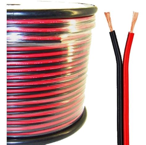 Cable Paralelo 2x12 Awg Cca Rojo negro 100 Metros Cuotas sin interés