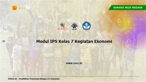 Modul Ips Kelas Kegiatan Ekonomi Produksi Distribusi Konsumsi