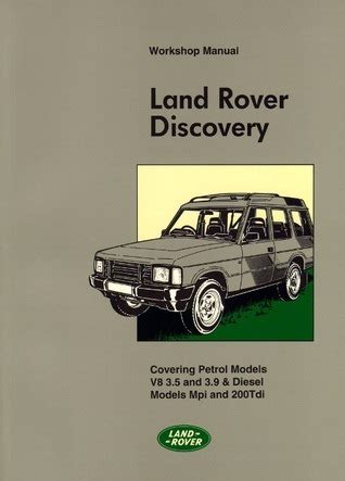 Land Rover Discovery Workshop Manual By Brooklands Books Ltd Goodreads