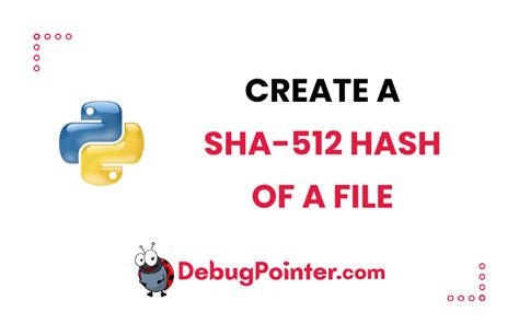 Create Sha Hash Of A File In Python