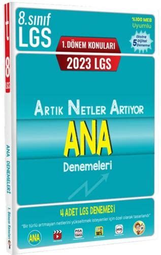 Tonguç Akademi 2023 8 Sınıf LGS 1 Dönem ANA Denemeleri Komisyon