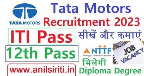 Tata Motor Jamshedpur Plant Recruitment Iti Th Pass Latest