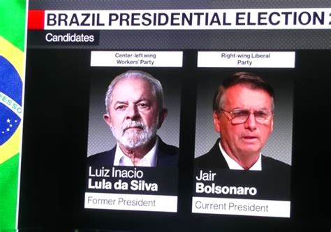 Brazil Left Wing Candidate Lula Da Silva Narrowly Defeats President