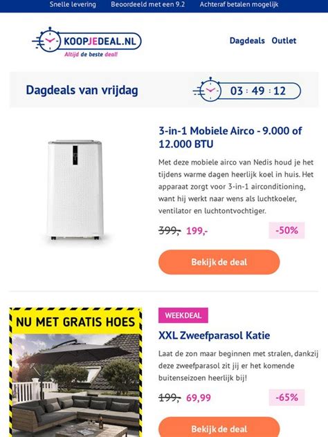 Koopjedeal Nl Herinnering Milled