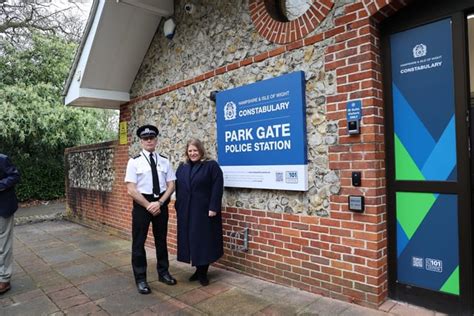 Portsmouth Central Police Station Reopened To Public By Police And