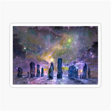 "Callanish stones winter solstice" Sticker for Sale by joetrodden ...