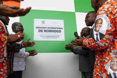 Côte d Ivoire l aéroport rénové de Korhogo inauguré Afrique sur 7