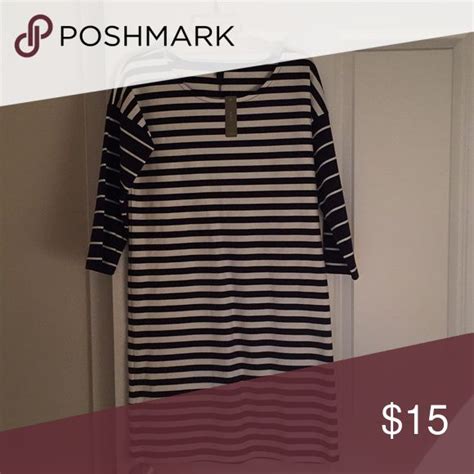 J Crew Blue And White Striped Dress With Tags On White Striped Dress